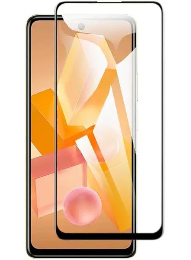 Screen Protector For Infinix Hot 40 Pro , 5D  Tempered Glass Protector 9H Hardness, Bubble Free, HD Clear Infinix Hot 40 Pro Screen Protector